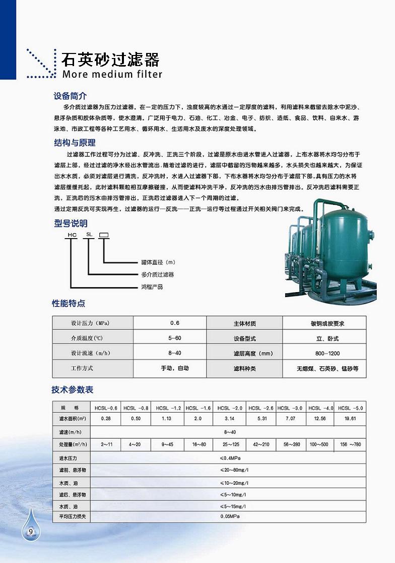 石英砂過濾器彩頁